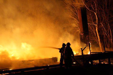 Structure Fire on North Quaker Hill Road 12-23-12
Photos taken by PFD Photographer, Mrs. Sharon Boo